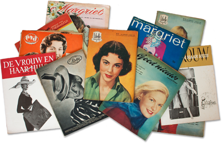 Vintage dames tijdschriften